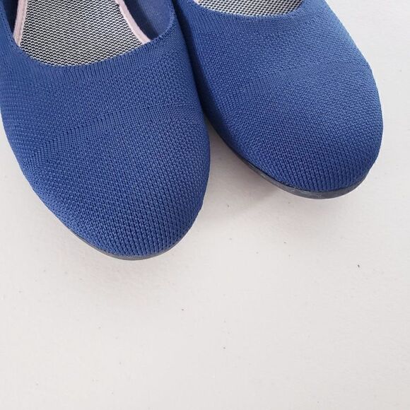 Giesswein Ballet Knit Flats Size EU 40 Dark Blue Washable Comfort - Picture 5 of 9